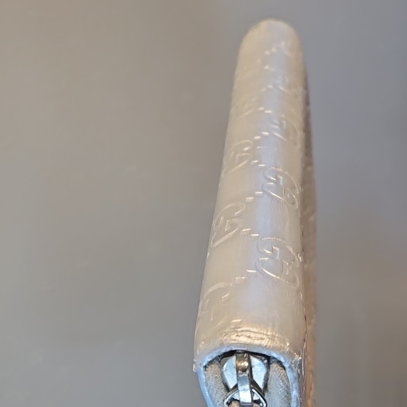 Gucci Guccissima Wallet Silver Metallic - Picture 9 of 12